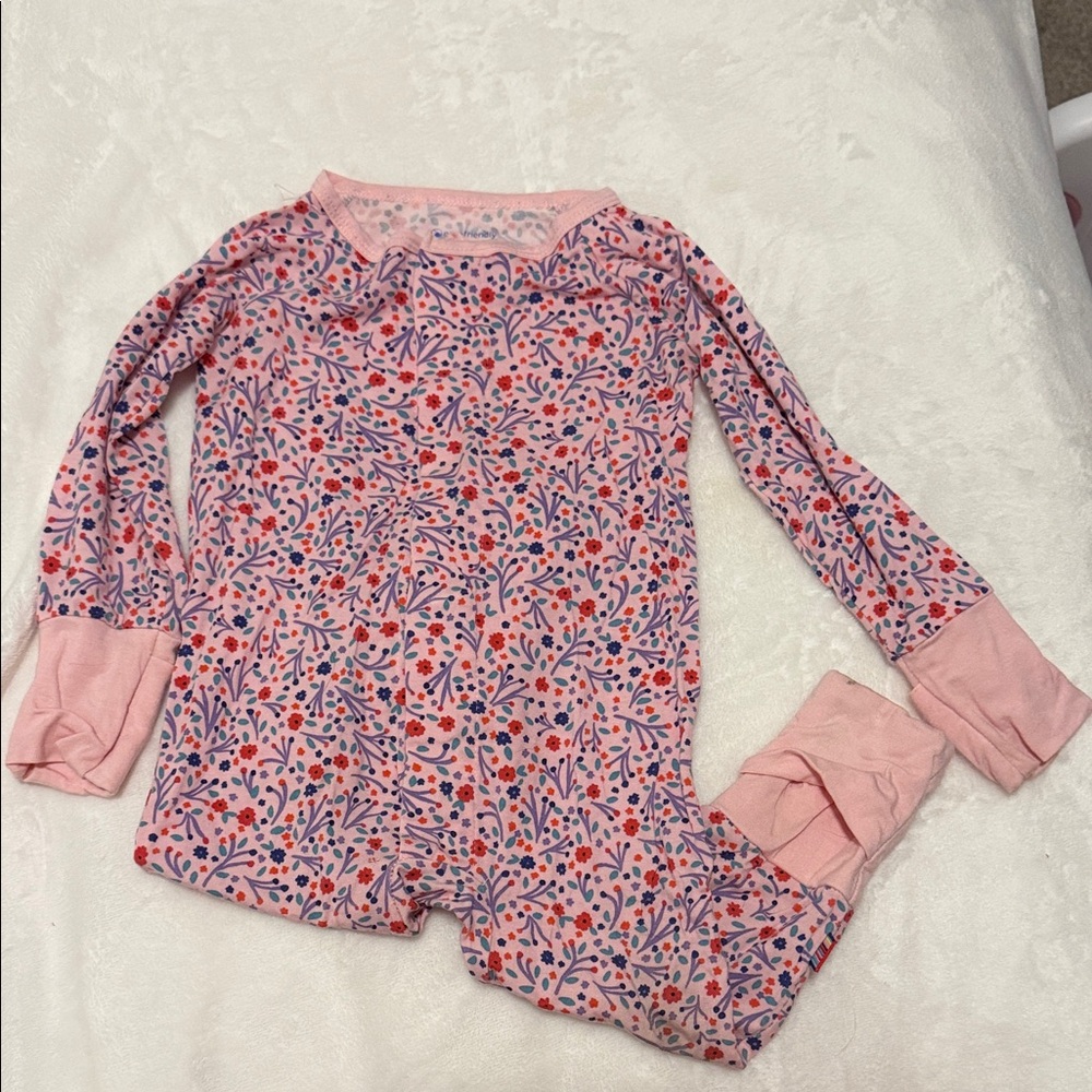 Magnetic Me Elizabeth Forever Floral Foldover Romper